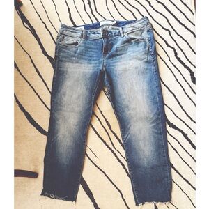 Torrid Distressed Blue Boyfriend jeans